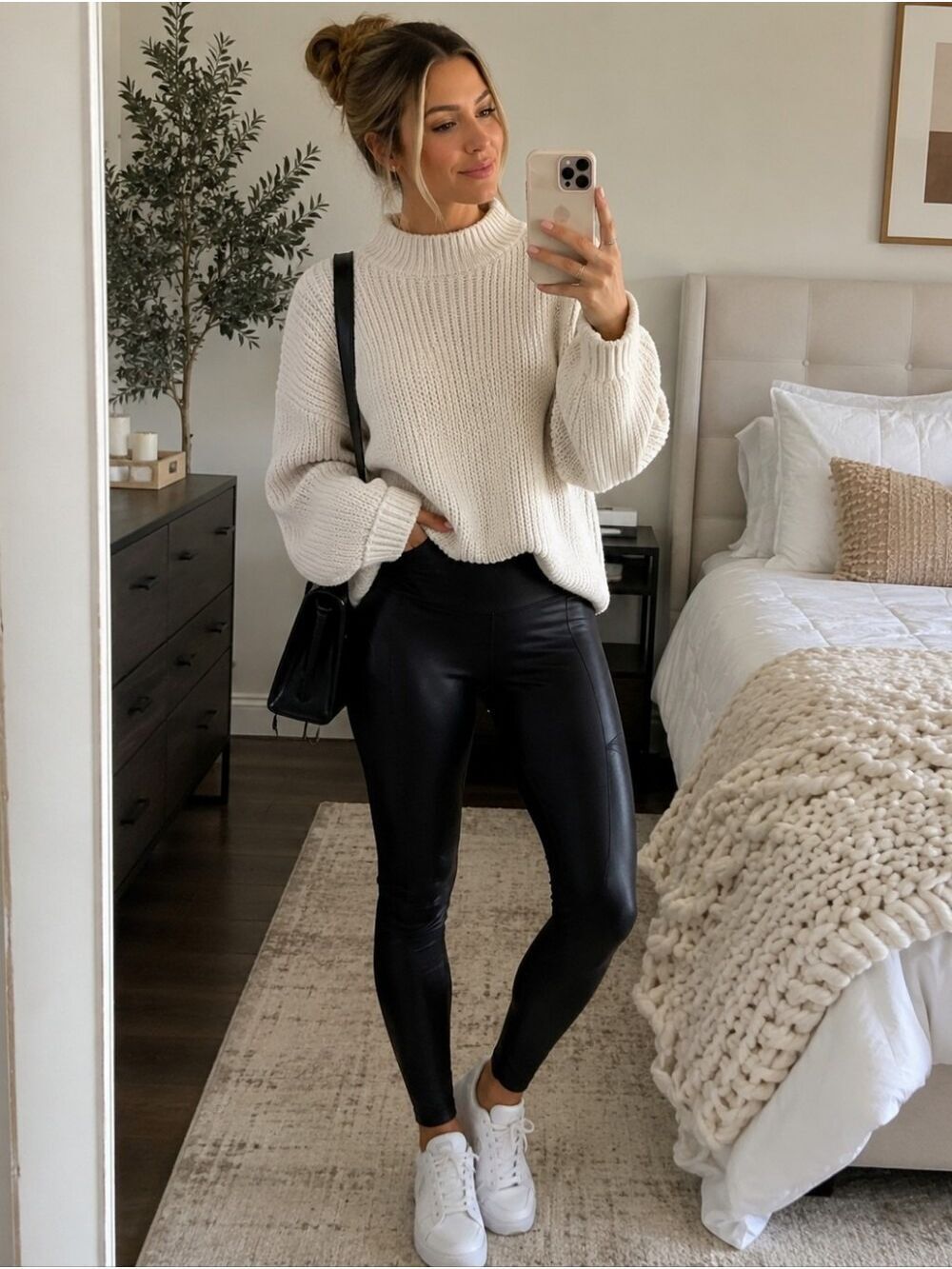 SPANX  Black Leggings Women’s Small Shaping Skinny EUC